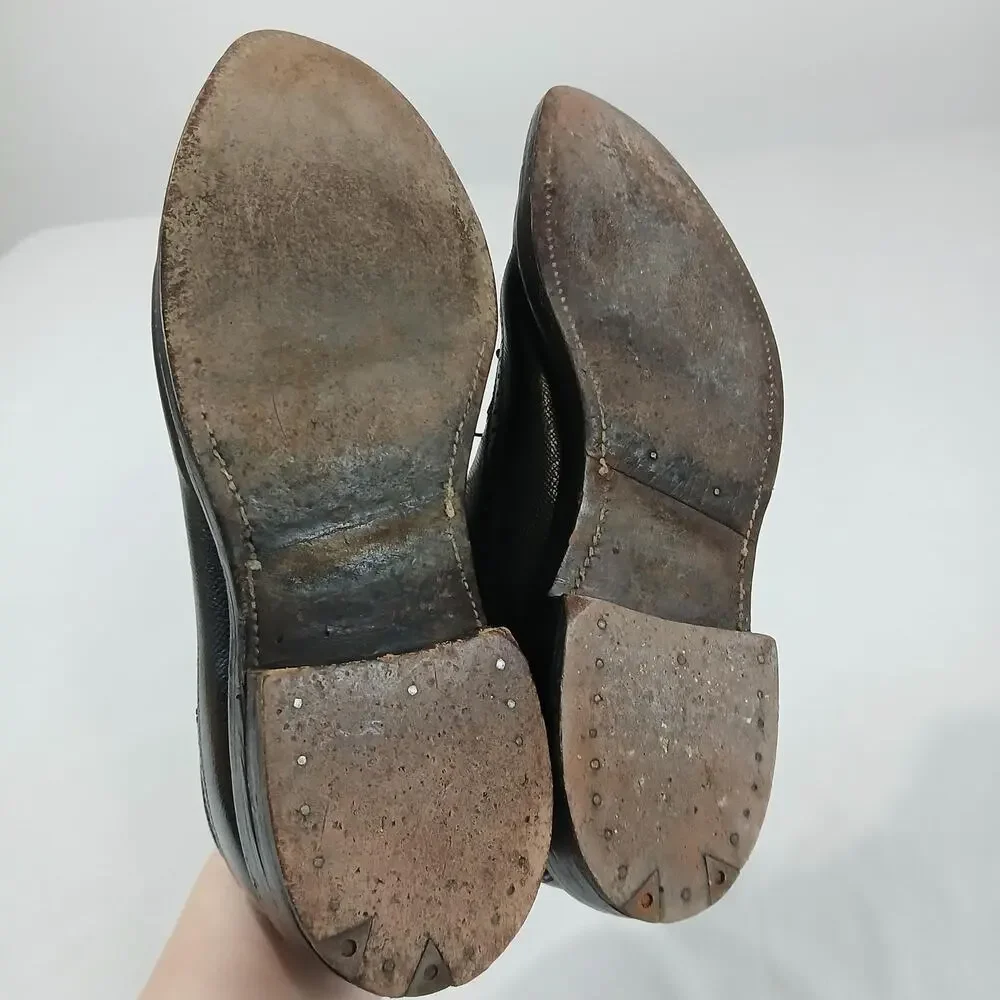 Vintage Allen Edmonds MacNeil Shoes Mens Size 10.5 C Wingtip Leather USA 90s
